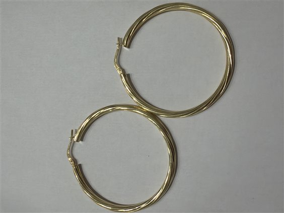 Orecchini Domar Donna Cerchi argento 925 diamantati in Argento ORAR-481-280 - ORAR-481-280